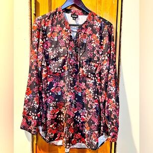 a.n.a. A New Approach Lace Up Top